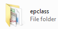 the epclass folder icon