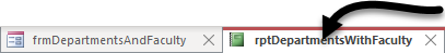 rptDepartmentsWithFaculty tab