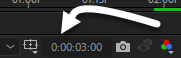 Timecode in Layer lower third.f4v panel, with the time showing 0:00:03:00.