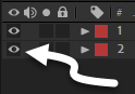 Layer visibility icon