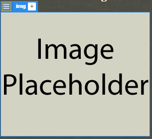 image selected in Layout view