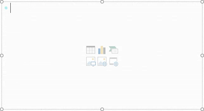 slide content placeholder of a PowerPoint slide