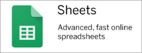 Sheets: Advanced, fast online spreadsheets