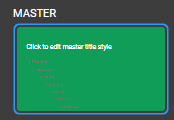 Image of the master slide icon
