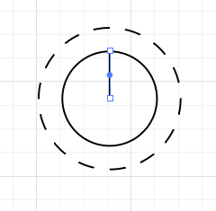 Round rack with one center rail.