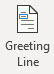 Greeting line button