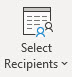 Select Recipients button