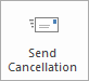 The Send Cancellation button.