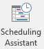 Image of the Scheduling Assistant button