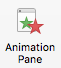 Animation pane button