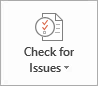 the Check for Issues button
