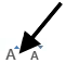 the Font size quick selector on the Mini toolbar with an arrow pointing to the increase size selector