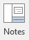 Image of the Notes button