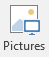 pictures button