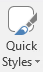 the Quick Styles button