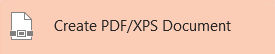 the create PDF XPS document button