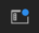 Workspaces icon with a blue dot in the upper right corner of the icon.