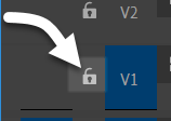 Track lock icon for the V1 track