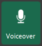 Voiceover button