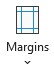 Adjust margins menu button