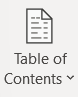 Table of contents menu button